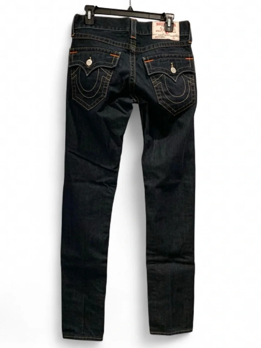 True Religion Section Skinny Seat Men's Dark Wash Jeans Size 29x34 Great Cond